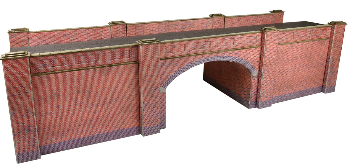 Railway Bridge Double Track Red Brick