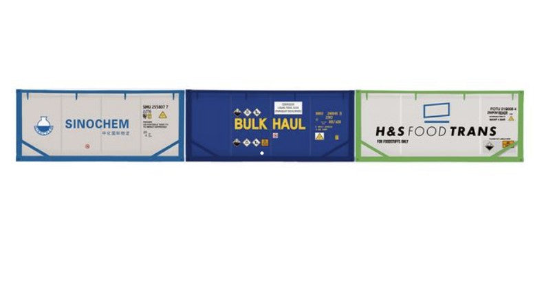 Sinochem & H&S Foodtrans Pack 3 x 20' Tanktainers