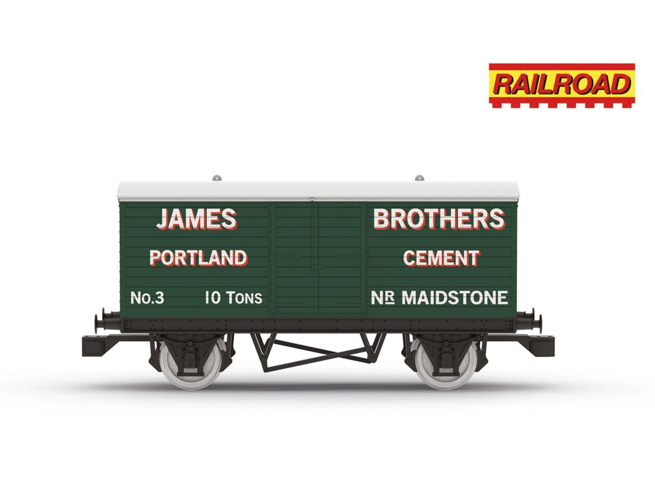 RailRoad James Brothers Closed Van