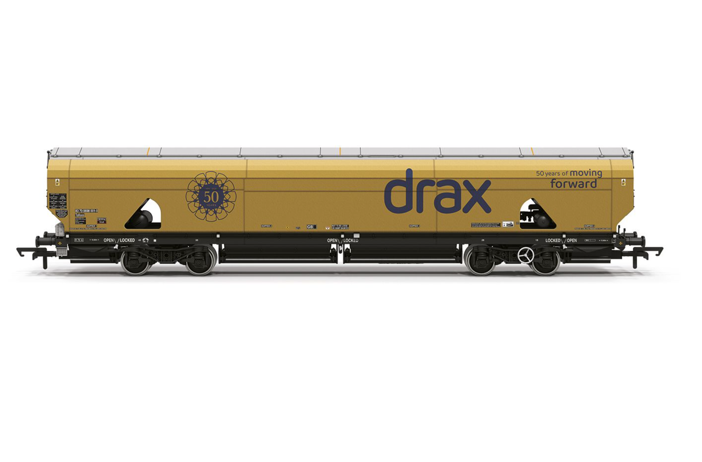 Drax Biomass Wagon Gold (Drax 50th Anniversary)