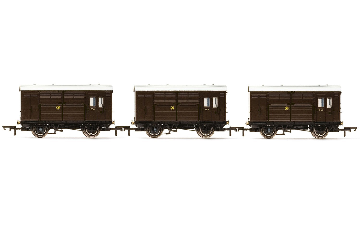 Horse Boxes, three pack, GWR - Era 3