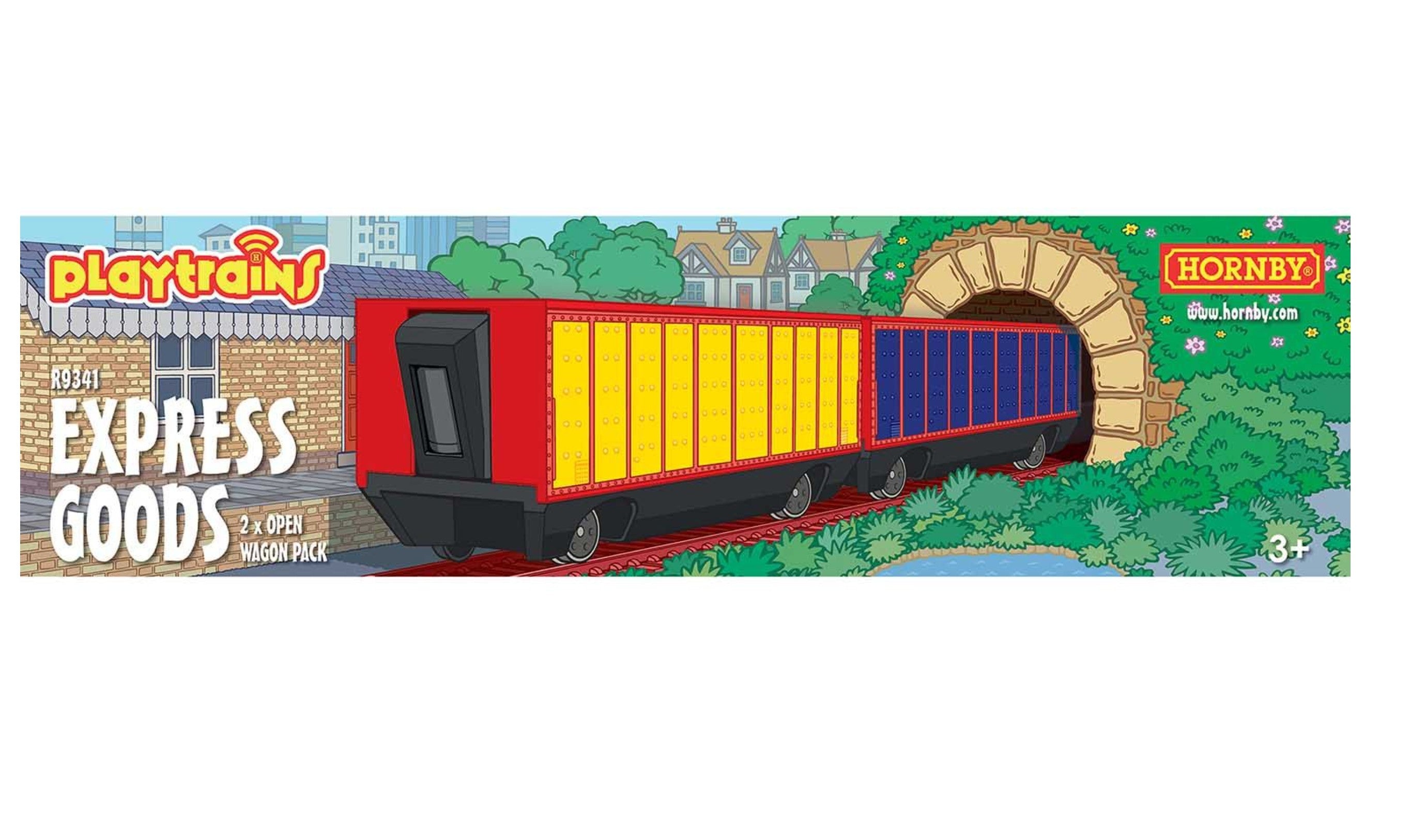 Playtrains Express Goods 2x Open Wagon Pack