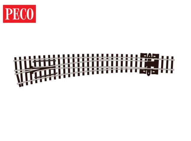 SL-387 - Curved Turnout, Large Radius, Left Hand