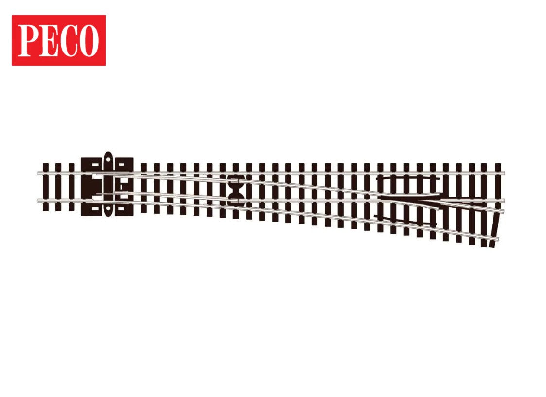 Large radius Right Hand Turnout - Insulfrog N Gauge
