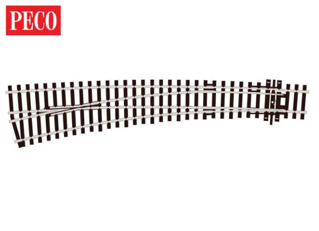 SL-87 - Curved Turnout, Large Radius, Left Hand