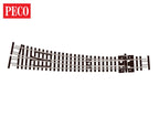 SL-E386F - Curved Turnout, Large Radius, Right Hand