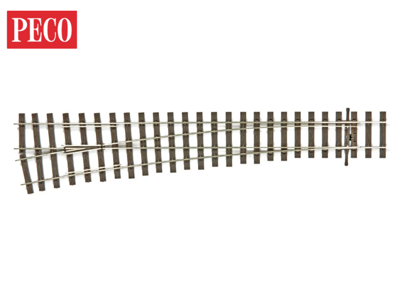 C75 Bullhead Large Radius Turnout Left Hand