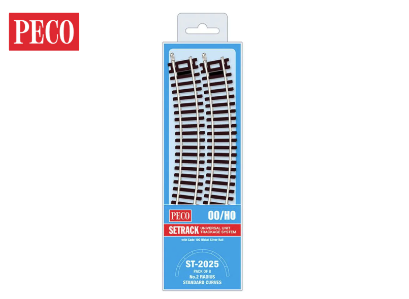No 2 Radius Standard Curve (ST-225) Pack of 8