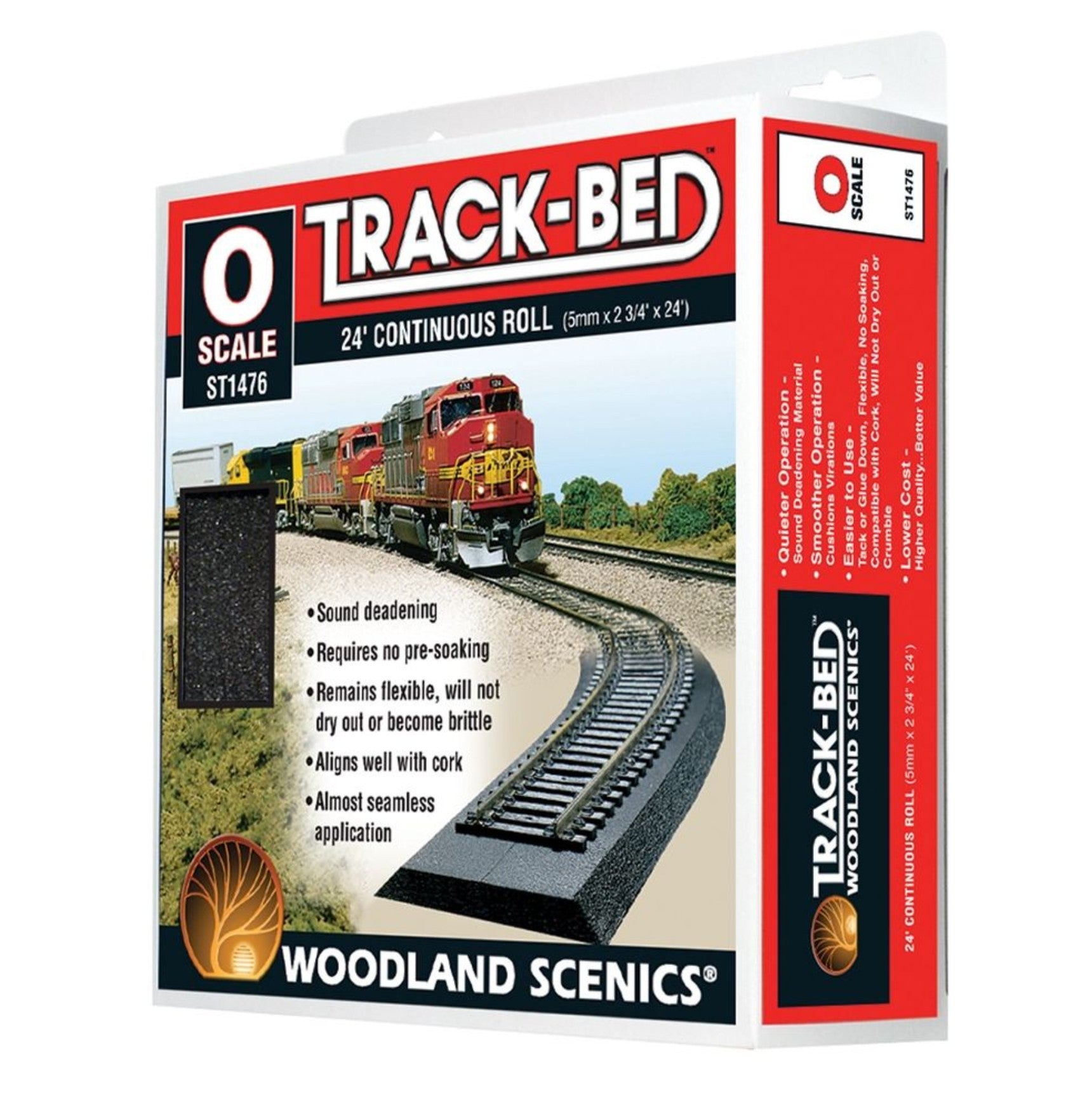 O Gauge Track Bed Roll 24'