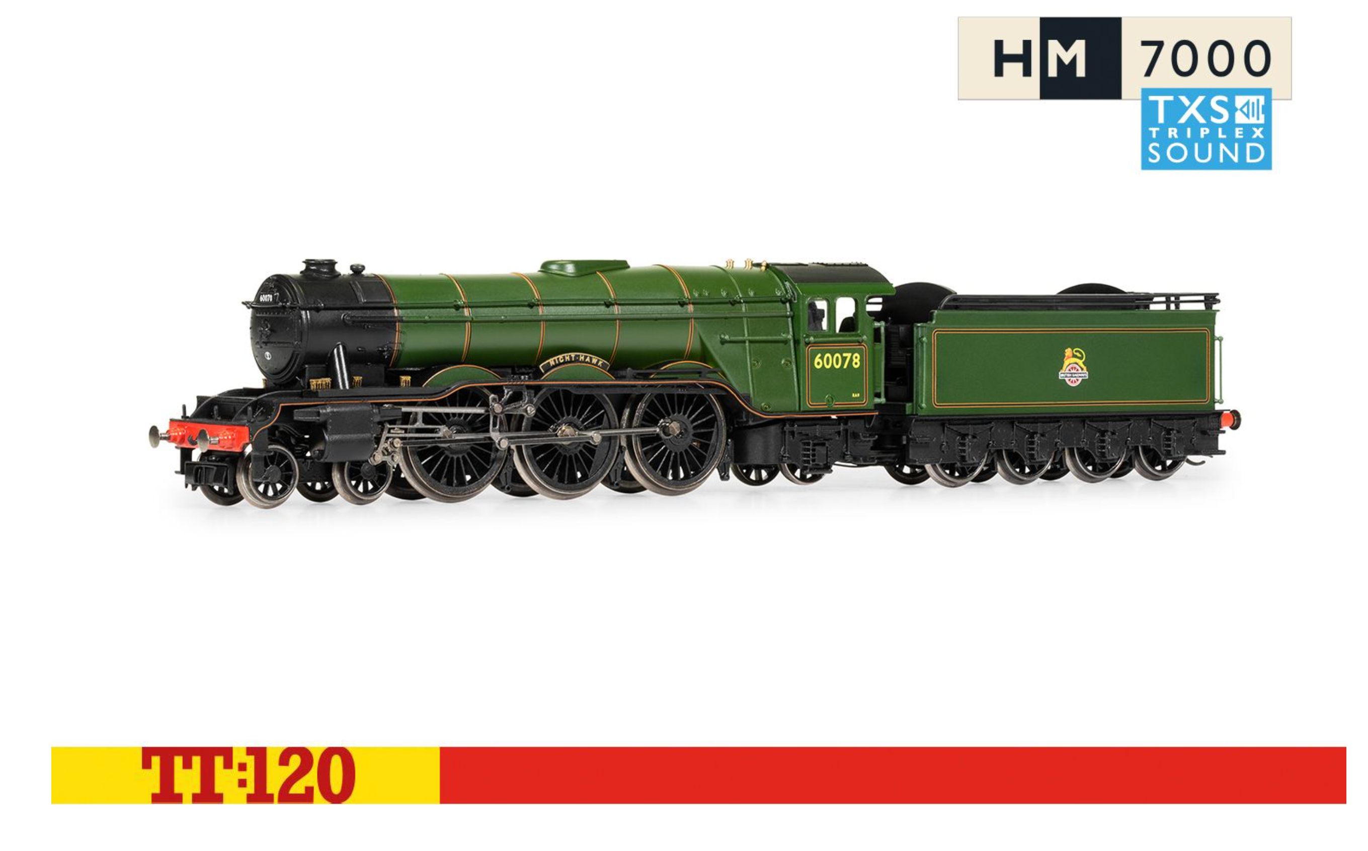 BR A3 4-6-2 60078 Night Hawk - Era 4 Sound Fitted