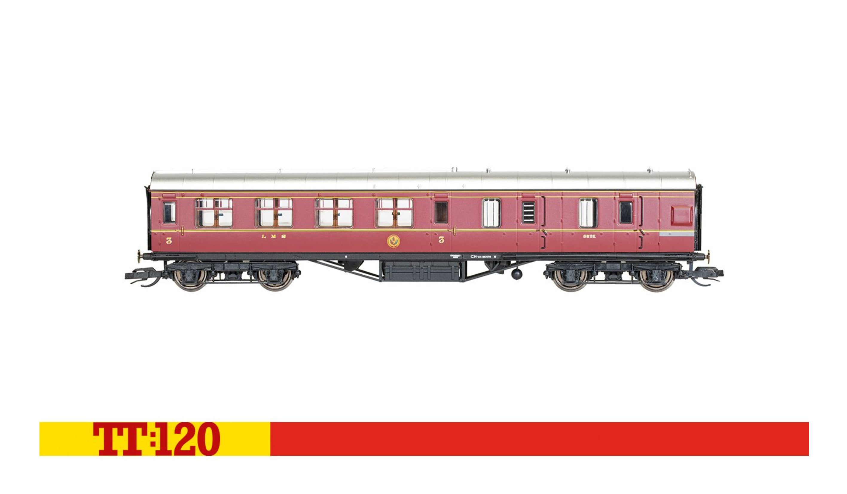 LMS 57' Brake Third, 5832 - Era 3