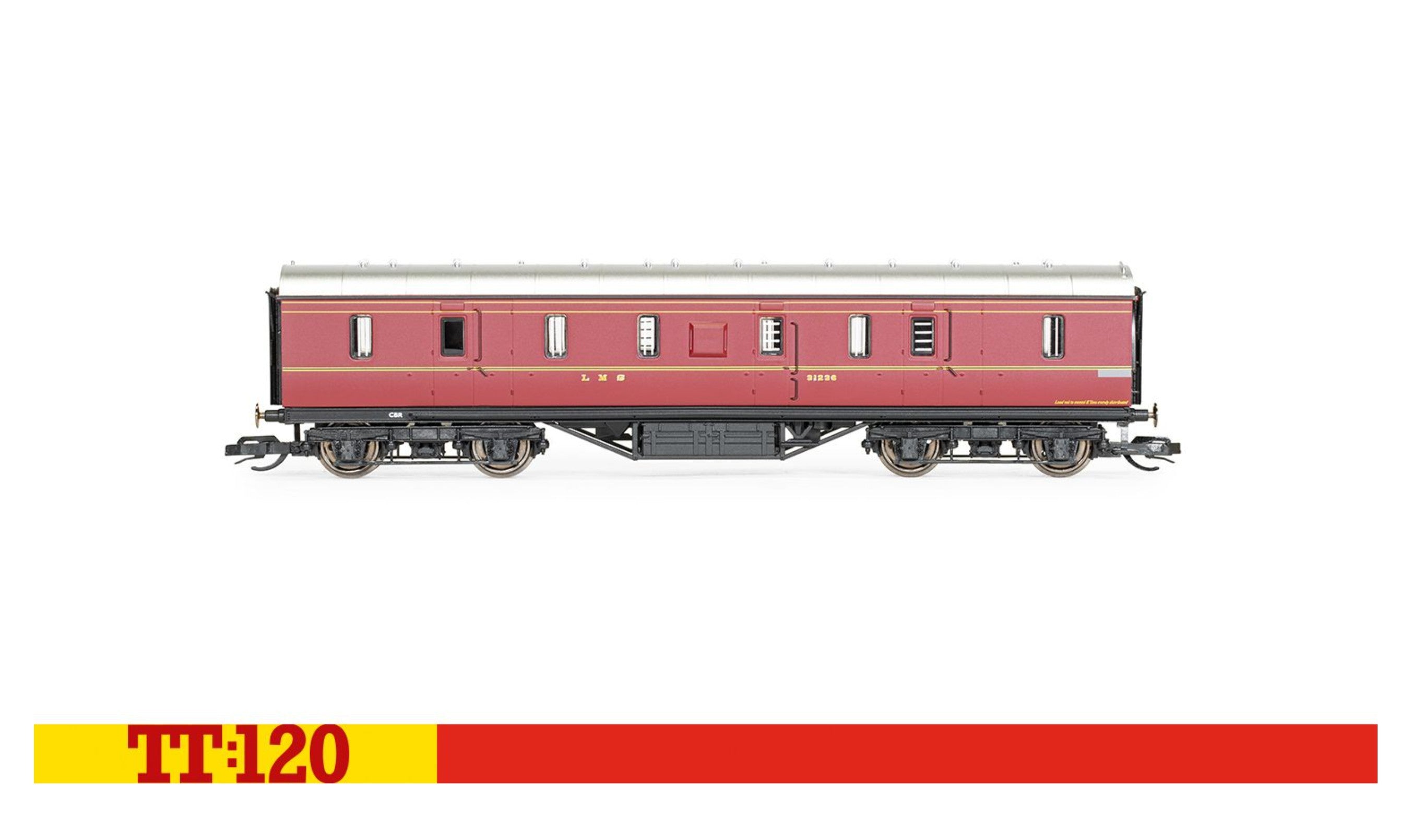 LMS 50ft Passenger Brake, 31236 - Era 3