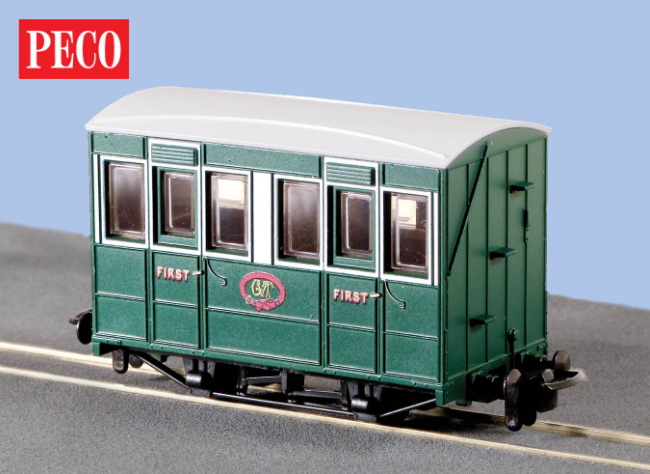 Talyllyn Railway GVT 1st Class coach with buffers