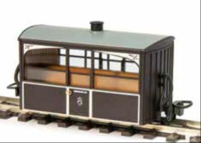 4-wheel Ffestiniog 'Bug Box' observation coach