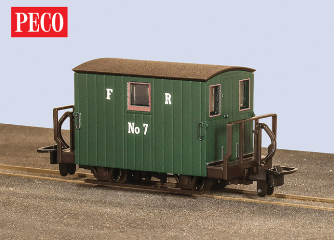 Ffestiniog Railway 4 Wheel 2 Balcony Brake Coach