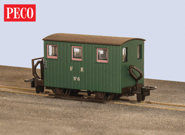 Ffestiniog Railway 4 Wheel 1 Balcony Brake Coach