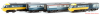 Dapol - 2D-019-013 - HST 4 car train Pack Blue / Grey E43078 & E43079