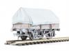 Bachmann 33-080D - 5 Plank China Clay Wagon With Hood BR Bauxite (Weathered)