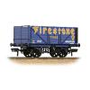 Bachmann - 37-082B - 7 Plank End Door Wagon 'Firestone Tyres' Blue