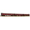 Graham Farish - 374-912 - SE&CR 60ft Birdcage 3−Coach Pack BR Crimson