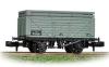 Graham Farish - 377-176B - 7 Plank Wagon With Coke Rail BR Grey