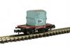 Graham Farish - 377-326 - Conflat With AF Container Light Blue