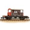 Graham Farish - 377-850A - SR 25 Ton ‘Pill Box’ Brake Van SR Brown White Roof