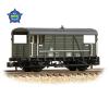 Graham Farish - 378-028 - SE&CR 25T Dance Hall Brake Van BR Departl Olive Green