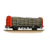 Bachmann - 38-300B - BR OTA Timber Wagon BR Railfreight Red [WL]