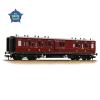 Bachmann - 39-883 - LNWR 50ft Arc Roof Brake3rd Corridor LMS Crimson Lake