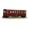 Bachmann - 394-025A - Gloucester Bogie Coach Ashover L.R. Crimson No.4