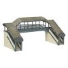Bachmann - 42-020B - Covered Metal Footbridge Blue & Cream
