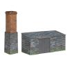 Bachmann - 44-0106 - Slate Boiler House & Chimney