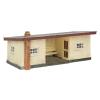 Bachmann - 44-0160R - Narrow Gauge Corrugated Station Red and Cream
