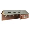 Bachmann - 44-0180B - S&DJR Train Shed Chocolate and Cream