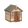 Bachmann - 44-0184B - Platform Mounted Signal Box Brown