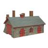 Bachmann - 44-0198R - Narrow Gauge Blacksmith's and Wagon Workshop Red