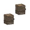 Bachmann - 44-0534 - Narrow Gauge (OO9) Sleeper Built Buffer Stop (x2)