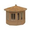 Bachmann - 44-0536B - Octagonal Summer House - Brown