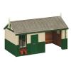 Bachmann - 44-1004G - Corrugated Platform Shelter and Office Green