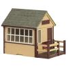 Bachmann - 44-1015A - Narrow Gauge (OO9) Signal Cabin Brown
