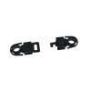Bachmann - 76-002 - Narrow Gauge (NG7) Wagon Hook & Loop Couplings and pockets (x5)