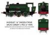 Rapido Trains - 903007 - 16" Hunslet "Thorne No.1" Plain Green