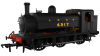 Rapido Trains - 958005 - LNER J52/2 4217 LNER Plain Black with shaded lettering
