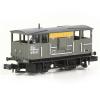 EFE Rail - E87542 -BR 20T 'Shark' Ballast Plough Brake Van BR Engineers Grey & Yellow