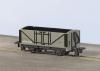 Peco - GR-200U - 4 Wheel Open Wagon unlettered Grey Livery