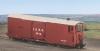 Peco - GR-240BO - L&B 8 Ton Bogie Goods Brake Van No.14 L&B Red Brown