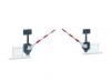 Peco - NB-51 - Level Crossing Barriers (2) with Fencing