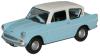 Oxford Diecast - 76105007 - Ford Anglia Light Blue & Ermine White