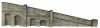 Metcalfe - PN149 - Tapered Retaining Walls Stone Style